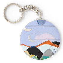 Jasmin Moon Keychain