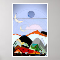 Jasmin Moon Print