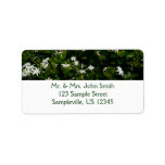 Jasmine Flowers Return Address Label