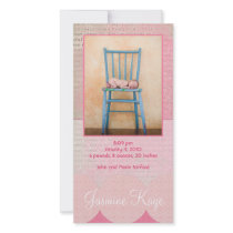 Jasmine Kaye Birth Announcement Photo Cards