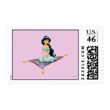 Jasmine on Magic Carpet Postage Stamps