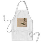 jasmine on old script handwriting apron