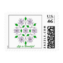 Jasmines Rangoli Postage