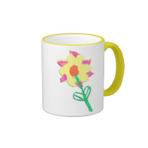 Jasmin's Flower Mug mugs
