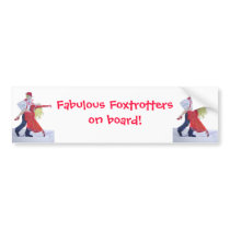 Jason Donovan Kristina Rihanoff Foxtrot Cartoon Bumper Sticker