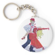 Jason Donovan Kristina Rihanoff Foxtrot Cartoon Key Chains