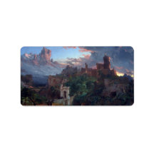 Jasper Francis Cropsey - The Spirit of War Personalized Address Label