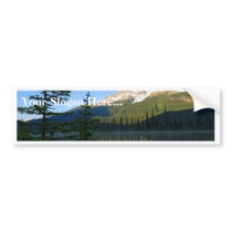 Jasper Lakes Reflections National Park bumper stickers by lifesphere Jasper Lakes Reflections National Park bumper stickers
