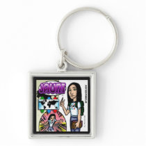 Jaunt Square Keychain Design 2