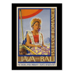 Java and Bali Isles of Romance Post Card