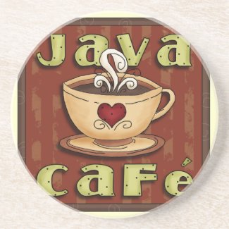 Java Cafe Coasters