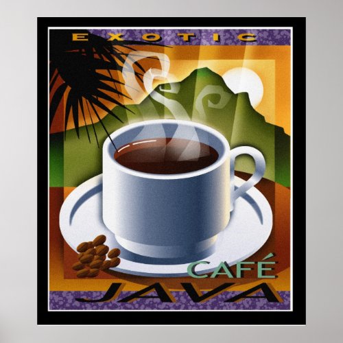 Java Coffee Print print