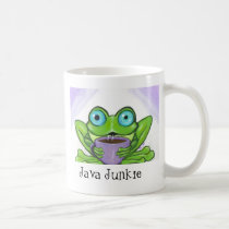 Java Junkie Frog Mug mugs