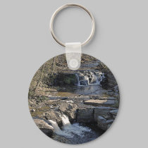 Java Village Falls Keychain