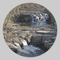 Java Village Falls Sticker