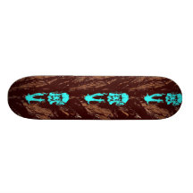 Javalina Skull Custom Skateboard