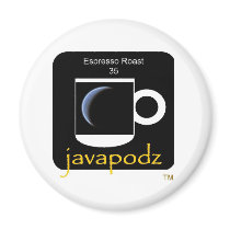 JavaPodz Collectible Espresso Roast Frig Mag magnets by javapodz JavaPodz Collectible Espresso Roast Frig Mag magnets