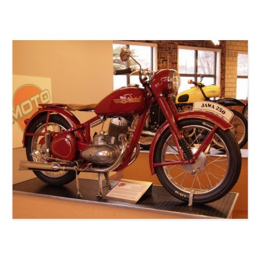 Jawa 250 Vintage Motorcycle MOTO Museum St Louis Postcard ...