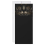 Jaws Fractal Artwork Personalized Rack Card