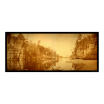 Jaws of the Wisconsin Dells Photo 1894 posters