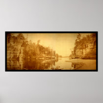 Jaws of the Wisconsin Dells Photo 1894 Posters