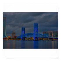 jax blue bridge HDR posters by LBmedia jax blue bridge HDR posters