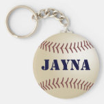 Jayna Baseball Keychain by 369MyName