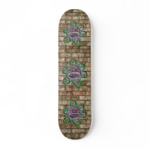 Jayuya on brick wall Skateboard