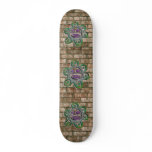 Jayuya on brick wall Skateboard