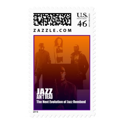 JAZZ AIN'T DEAD Official First Class US Postage by JazzAintDead