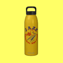 Jazz America's Original Art Form water bottles