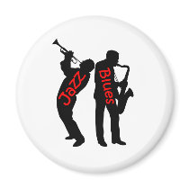 Jazz and Blues magnets by jazzbluesboutique Jazz and Blues magnets