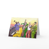 "Jazz band" Greeting Card