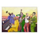 "Jazz band" Greeting Card
