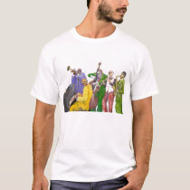 "Jazz band" t-shirts by Alejandro "Jazz band" t-shirts