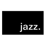 jazz. business cards