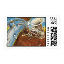 Jazz by Lenny art Stamp