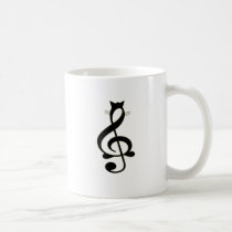 Jazz Cat Mug mugs