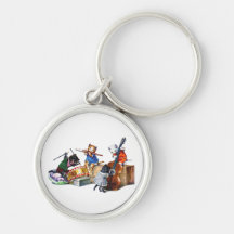 Jazz Cats Key Chain
