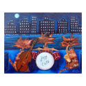 Jazz Cats Print by LisaLorenzPaintings Jazz Cats Print