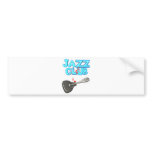 jazz club design bumper stickers