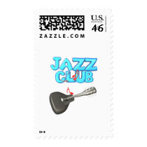 jazz club design postage
