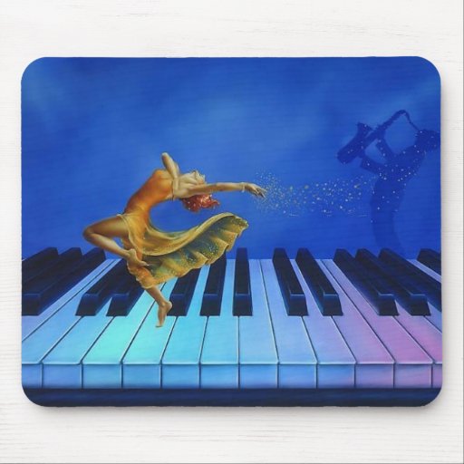 Jazz dance mousepad