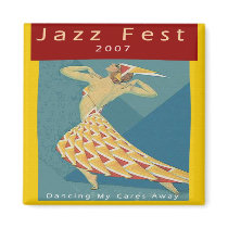 Jazz Fest 2007 magnets
