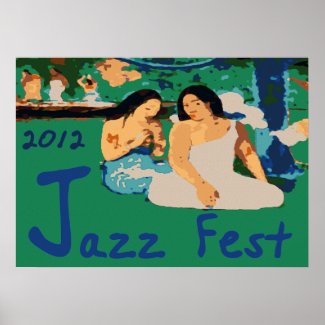 Jazz Fest 2012, Sitting by the tree print