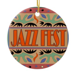 Jazz Fest Abstract ornament