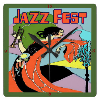 Jazz Fest Art Decco Clock