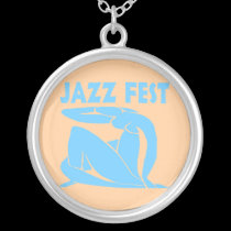 Jazz Fest Blue Nude necklaces