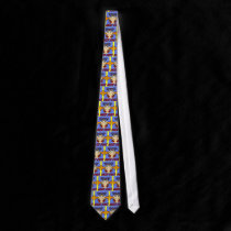 Jazz Fest Cubism Face ties