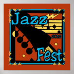 Jazz Fest Guitar 2012 Poster